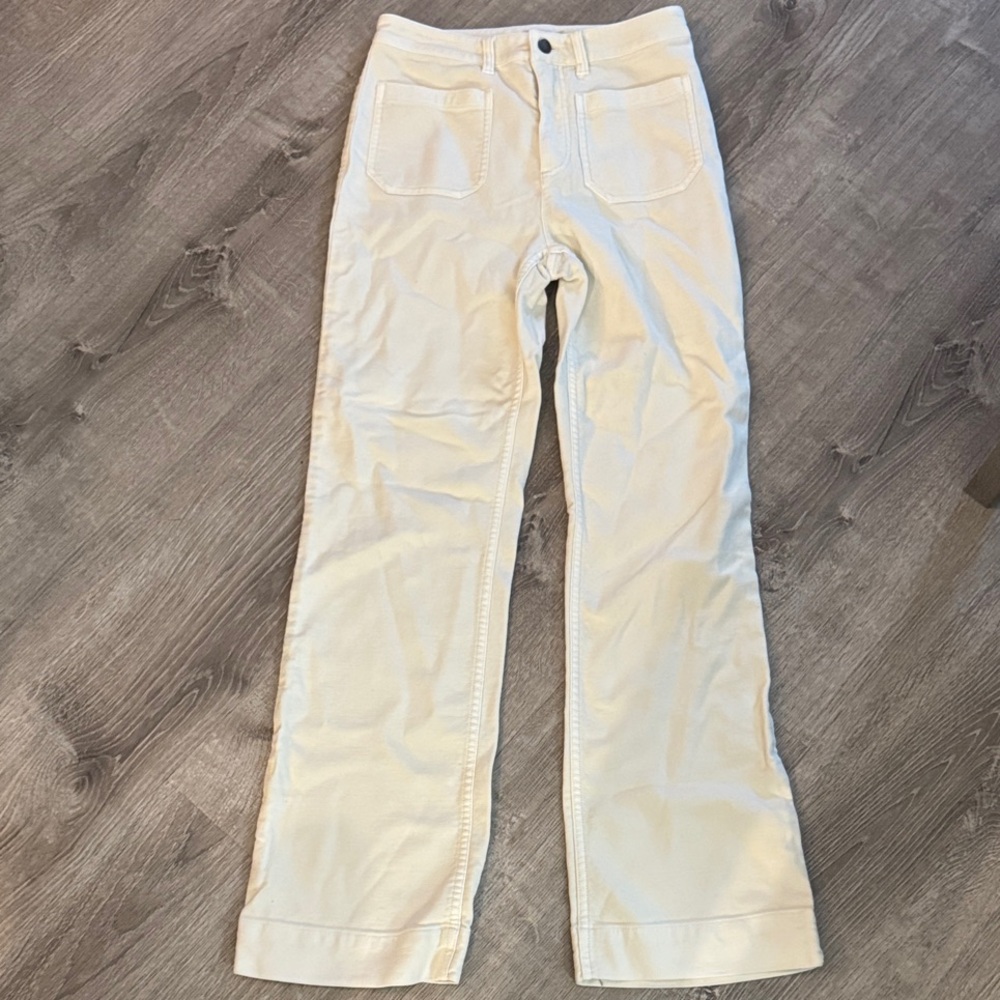 Faherty Women's Cream Jeans
